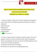 RN ATI MATERNAL NEWBORN PROCTORED 2023 NGN EXAM QUESTIONS AND ANSWERS (VERIFIED REVISED FULL EXAM)