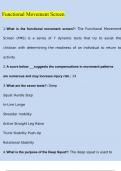 Functional Movement Screen 20242025