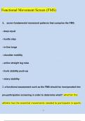 Functional Movement Screen &lpar;FMS&rpar; 20242025