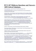 PCN-107 Midterm Questions and Answers 100&percnt;Solved Solutions&period;