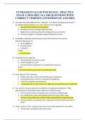 FUNDAMENTALS OF INSURANCE - PRACTICE EXAM 2 &lpar;2024-2025&rpar; ALL 100 QUESTIONS WITH CORRECT VERIFIED ANSWERS&sol;PASS ASSURED