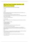 MDC final Exam&vert;Complete Questions with 100&percnt; Correct Answers
