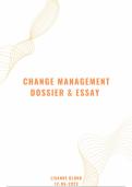 Change management dossier | keuzevak, complete dossier