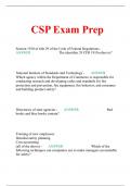 CSP Exam Prep