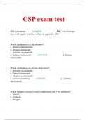 CSP exam test