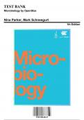 Test Bank for Microbiology OpenStax , 1st Edition by Nina Parker, 9781938168147, Covering Chapters 1-26 | Includes Rationales