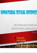 UNNATURAL SEXUAL OFFENCES