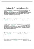 Indiana BMV Practice Permit Test