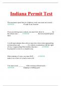Indiana Permit Test