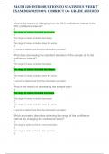 MATH 120&colon; INTRODUCTION TO STATISTICS WEEK 7 EXAM 2024&sol;2025&sol;100&percnt; CORRECT &sol;A&plus; GRADE ASSURED