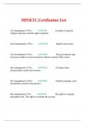 MPOETC Certification Test