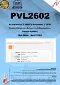 PVL2602 Assignment 2 (COMPLETE ANSWERS) Semester 1 2024 - DUE 26 April 2024