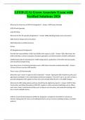 LEED (GA) Green Associate Exam with Verified Solutions 2024