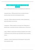 RBC 1 Study Guide with Questions and Answers