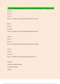 Lab CE Modules &mdash; Blood Banking Questions And Answers &lpar; Verified Review Exam 2024&rpar;&comma; Lab -11- Blood typing 9 Exam &lpar;Immunology Test Review Qs&As 2024-2025&rpar;&comma; 4- ABO Typing Discrepancies &lpar;Part of Blood Bank Quiz 1 &lpar;Lectures 3-4&rpar; & Chapter 25 Blood&sol;lymphatic In