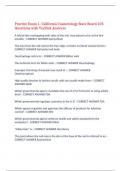 Practice Exam 1- California Cosmetology State Board 105 Questions with Verified Answers&comma;100&percnt; CORRECT