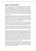 Resumen Primo de Rivera - Historia de España - Selectividad