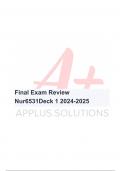 Final Exam Review Nur6531Deck 1 2024-2025