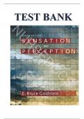 Sensation and Perception&comma; 9th Edition &ndash; E&period; Bruce Goldstein &ndash; Complete Test Bank &lpar;All Chapters&rpar;