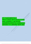 ATI FUNDAMENTALS PROCTORED WITH QUESTIONS AND CORRECT DETAILED ANSWERS(VERIFIED ANSWERS) GRADED A+|| BRAND NEW 2024 