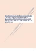 HRM3703 ASSIGNMENT 3 SEM1-2024 WITH TWO DIFFERENT ATTEMPTS WITH QUESTIONS WITH CORRECT DETAILED ANSWERS&lpar;VERIFIED ANSWERS&rpar; ALREADY GRADED A&plus;&vert;&vert;