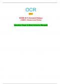 OCR 2023 GCSE (9-1) Ancient History J198/01: Greece and Persia Question Paper & Mark Scheme (Merged)