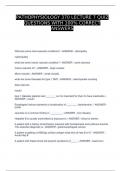 PATHOPHYSIOLOGY 370 LECTURE 7 QUIZ QUESTIONS WITH 100&percnt; CORRECT ANSWERS