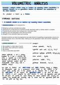 A-Level/ Advanced higher chemistry - Volumetric Analysis