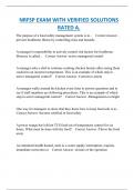 NRFSP EXAM WITH VERIFIED SOLUTIONS  RATED A&period;