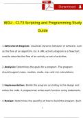 WGU C173 Scripting and Programming