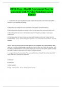 RN HESI BUNDLED Exams with Verified Solutions 2024 &vert; 2025