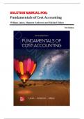 Solution Manual for Fundamentals Of Cost Accounting 7th Edition by William Lanen, Shannon Anderson and Michael Maher