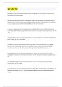  MHA710 &vert;56 Questions And Answers&vert;2024