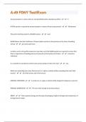 A-49 FDNY Test/Exam Questions And Answers