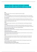 BARBICIDE CERTIFICATION COURSE QUESTIONS AND ANSWERS 2024&sol;2025