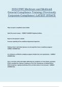 2024 DWC Medicare and Medicaid General Compliance Training &lpar;Previously Corporate