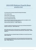2024 DCW Medicare Fraud & Abuse practice test