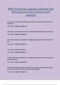 DWC Grievances&comma; Appeals&comma; and State Fair Hearings test exam questions and answers