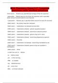 NHA Pharmacy Exam&sol;127 Complete Questions with Verified Solutions