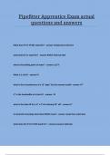 Pipefitter Apprentice Exam actual questions and answers&period;
