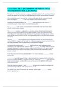 CONSTRUCTION ESTIMATING MIDTERM 2024 &vert;&vert; WITH ERROR-FREE SOLUTIONS&period;