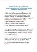HESI PN FUNDAMENTALS EXIT EXAM 2024&vert; ACTUAL EXAM WITH 50 NGN QUESTIONS AND CORRECT  ANSWERS&vert;ALREADY GRADED A&plus;