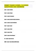 DISNEY RADIO CODES&comma; 10 CODES QUESTIONS AND ANSWERS&period;