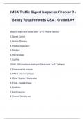 IMSA Traffic Signal Inspector Chapter 2 - Safety Requirements Q&A | Graded A+