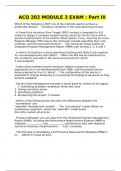 ACQ 202 MODULE 3 EXAM &colon; Part III