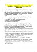 Test - ACQ 202 Module 3 Exam&colon; Part II Designing - Prototyping the System Exam&sol;17 Answered Questions