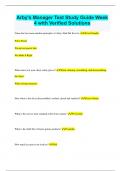 Arby s Management Bundled Exams Questions and Answers Latest Versions Already Passed