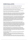 IGCSE History &lpar;0470&rpar; questions and answers latest 