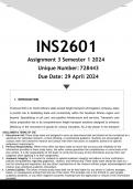 MNB3702 Assignment 3 (ANSWERS) Semester 1 2024 - DISTINCTION GUARANTEED
