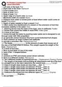 NJ Boaters License Test All 120 questions with correct answers&vert;&vert;Latest 2024